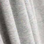 Dunkelgraues Fleece mit gestrickten Tupfen - Ribes y Casals