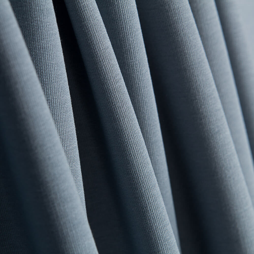 Blau-Grau Bio-Plüsch-Strickwaren - Ribes y Casals