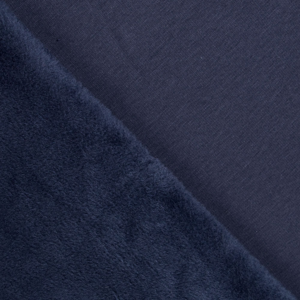 Strickfleece Kurzhaar Navy - Ribes y Casals