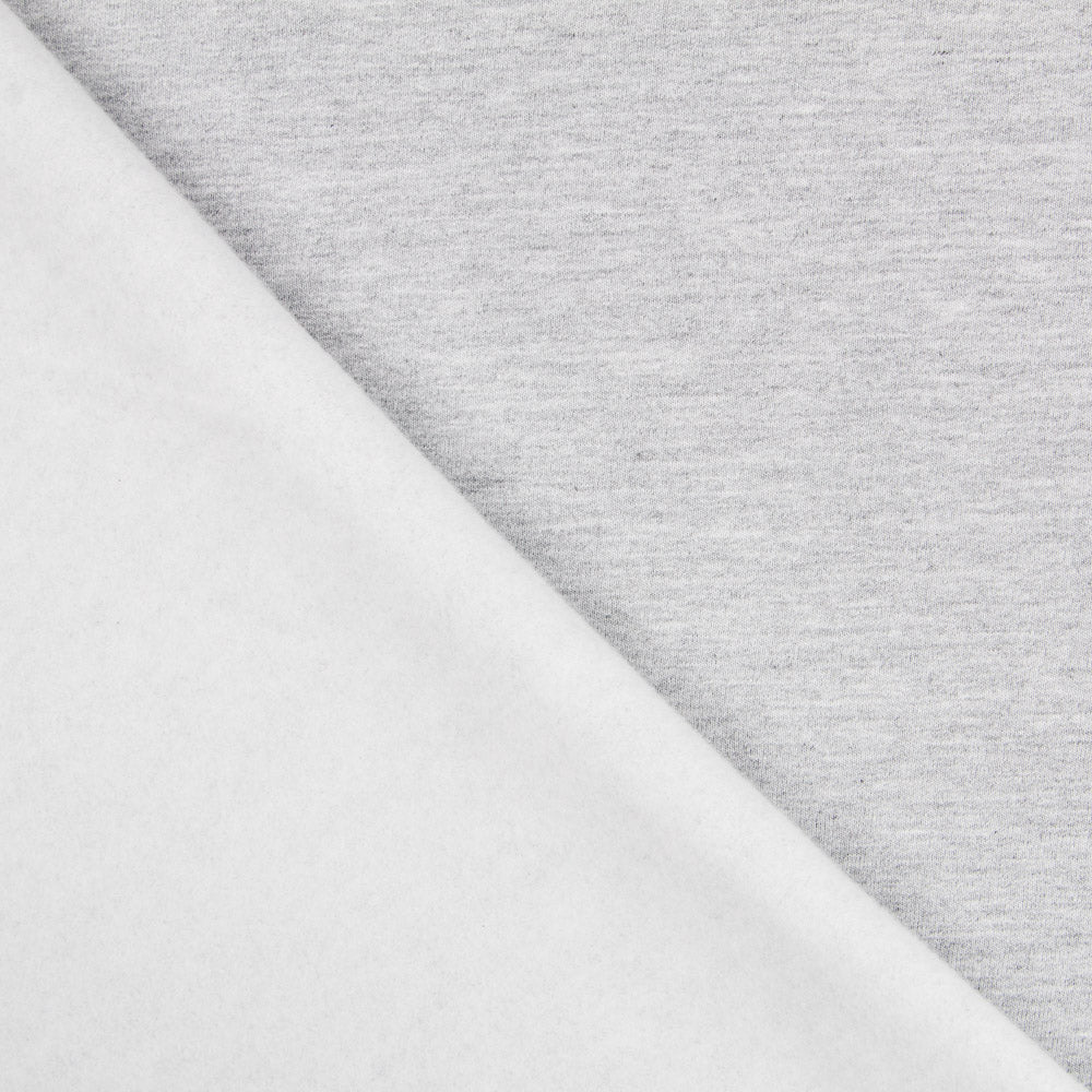 Grauer gesteppter Fleece-Strickstoff Vigoré - Ribes y Casals