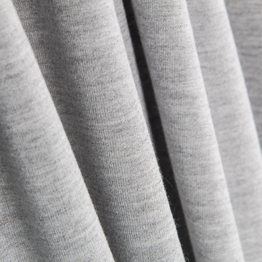 Grauer gesteppter Fleece-Strickstoff Vigoré - Ribes y Casals