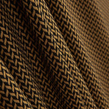 Jacquard Fischgrätenmuster Braun - Ribes y Casals