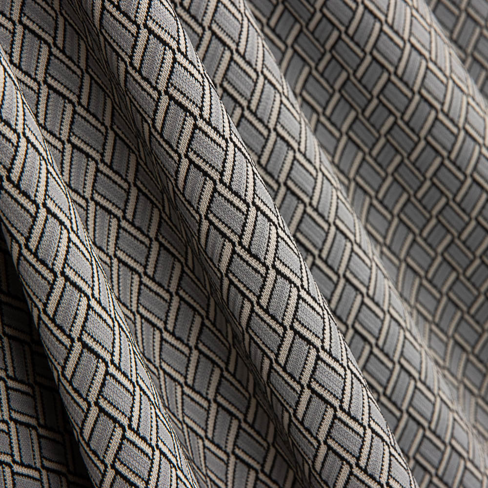 Graue Jacquard-Strickknoten - Ribes y Casals