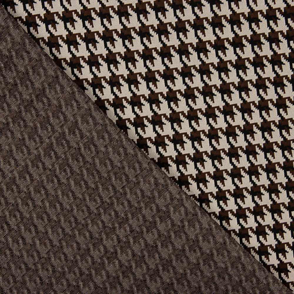 Jacquard gestricktes Cock Leg Choco Brown - Ribes y Casals