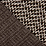 Jacquard gestricktes Cock Leg Choco Brown - Ribes y Casals