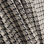 Jacquard-Strickwaren mit Hahnbein in Hellgrau - Ribes y Casals