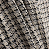 Jacquard-Strickwaren mit Hahnbein in Hellgrau - Ribes y Casals