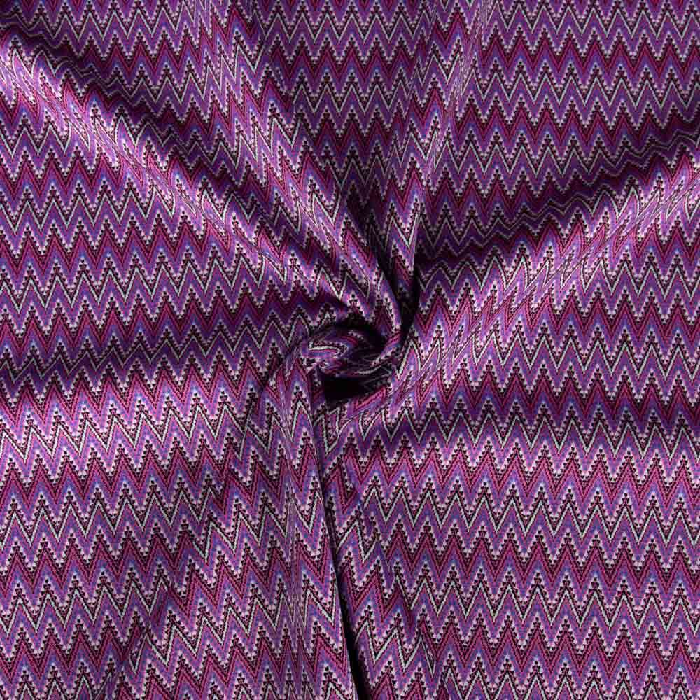 Jacquard-Zickzackstich Magenta - Ribes y Casals