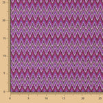 Jacquard-Zickzackstich Magenta - Ribes y Casals