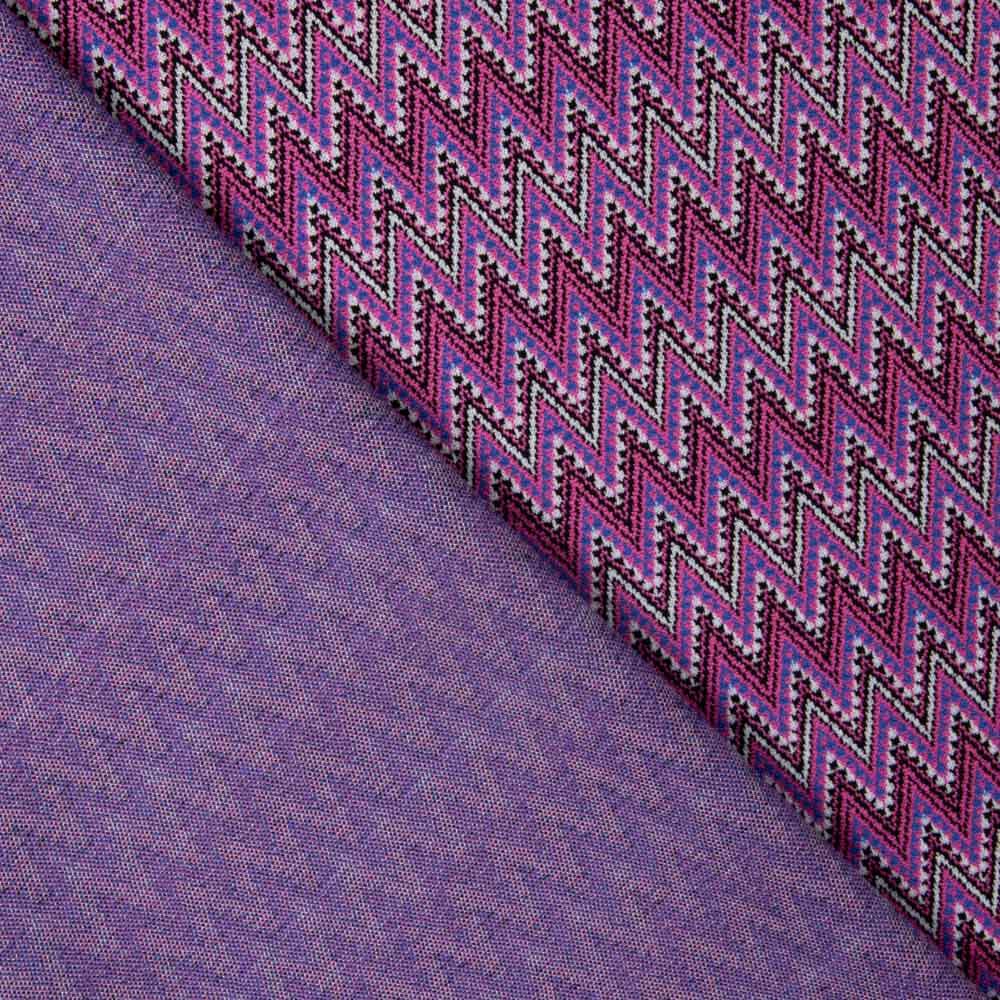 Jacquard-Zickzackstich Magenta - Ribes y Casals