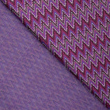 Jacquard-Zickzackstich Magenta - Ribes y Casals