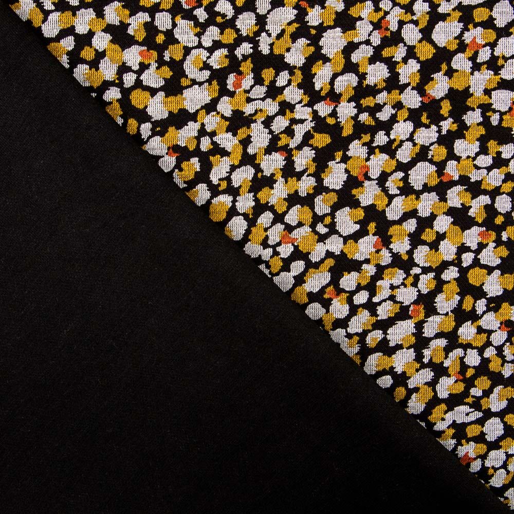 Jersey Viskose Gefleckt Golden Knitted Jersey - Ribes y Casals