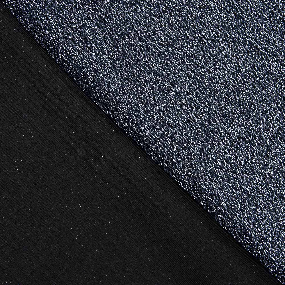 Blauer Glitzer-Lamé-Stich - Ribes y Casals