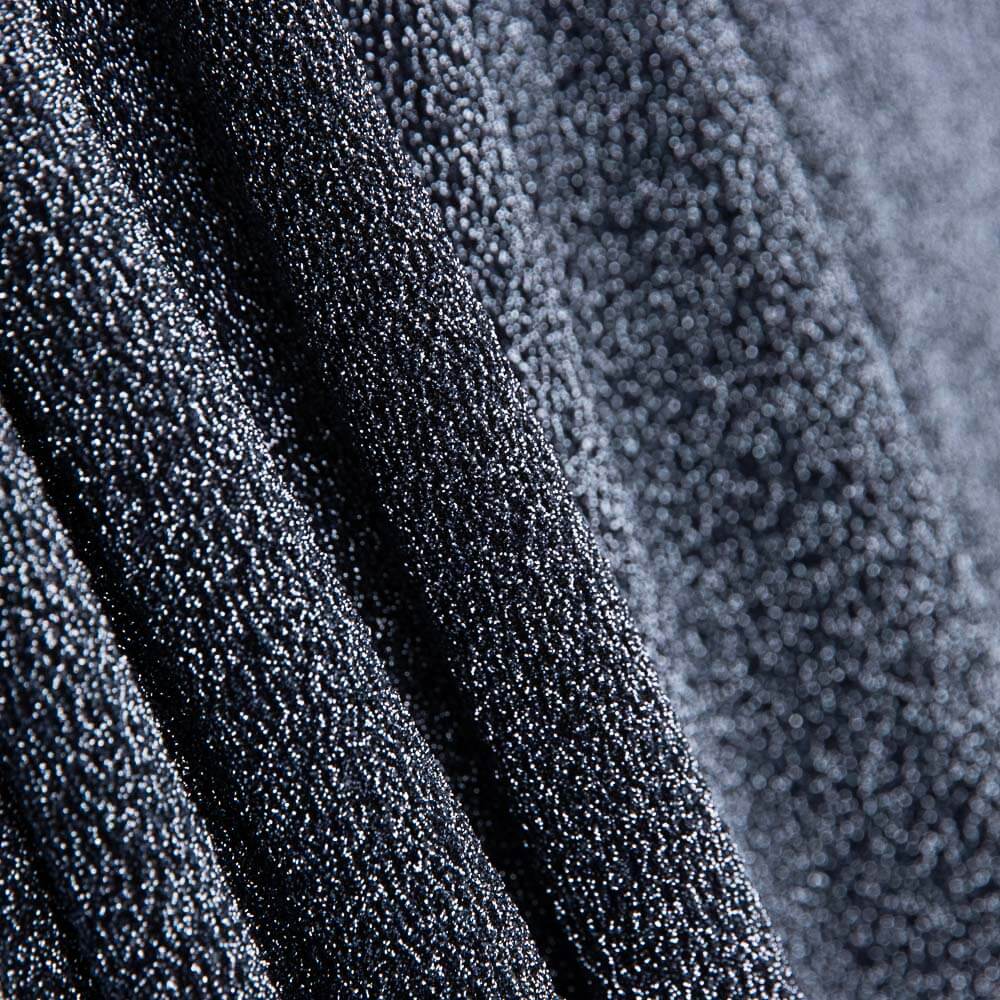 Blauer Glitzer-Lamé-Stich - Ribes y Casals