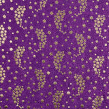 Lila Lamé gestrickte Sterne - Ribes y Casals