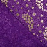 Lila Lamé gestrickte Sterne - Ribes y Casals