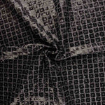 Silbernes Lamé-Strickplaid Paillettenplaid - Ribes y Casals