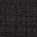 Gestrickte Wolle Quadrat Lurex Schwarz - Ribes y Casals