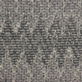 Gestrickter Trikot-Woll-Poncho Geo Grau - Ribes y Casals