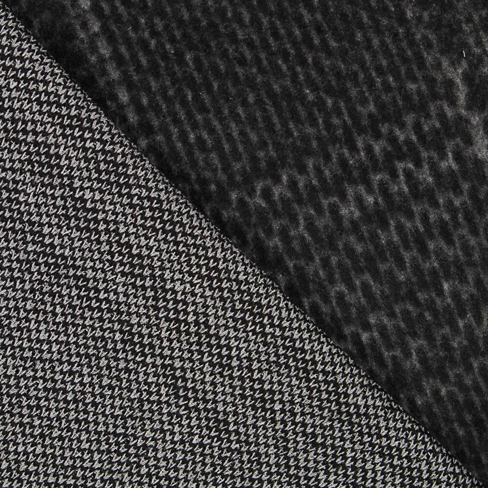 Gestrickter Poncho aus Wolle mit walisischem Karomuster - Ribes y Casals