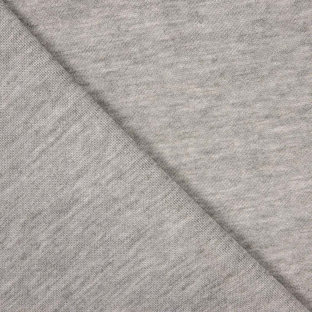Restposten Perlé-Strickstoff grau meliert – verschiedene Maße x Breite 150 cm - Ribes y Casals