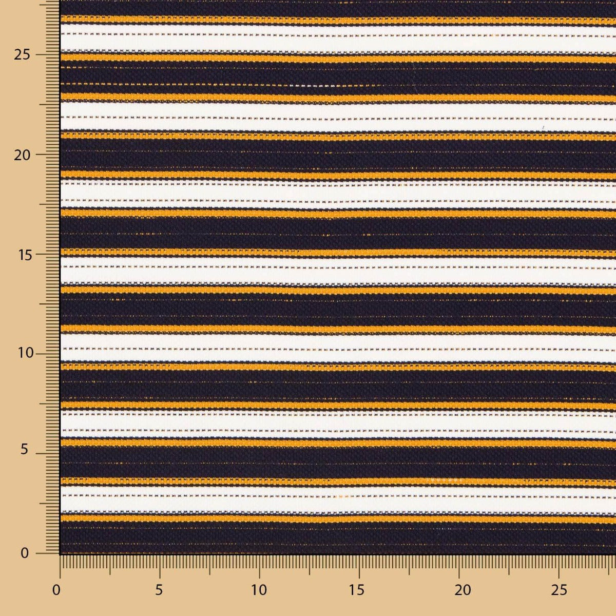 Gestrickte Piqué-Streifen Navy - Ribes y Casals