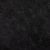Polyester-Jacquard-Strick Schwarz - Ribes y Casals