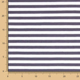 Gestreifter Strick Maxi Blau Grau - Ribes y Casals