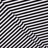 Reststück gestreifter Strickstoff Mini Schwarz – verschiedene Maße x Breite 150 cm. - Ribes y Casals