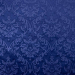 Blauer Jacquard-Samtstrick - Ribes y Casals
