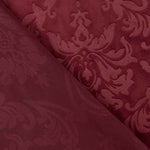Kastanienbrauner Jacquard-Samt-Strickstoff - mit Breite 145 cm - Ribes y Casals