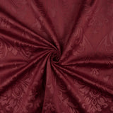 Kastanienbrauner Jacquard-Samt-Strickstoff - mit Breite 145 cm - Ribes y Casals