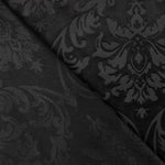 Schwarzer Jacquard-Samtstrick - Ribes y Casals