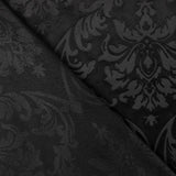 Schwarzer Jacquard-Samtstrick - Ribes y Casals
