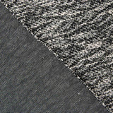 Schwarz-weißes Lurex-Gewebe mit Strickmuster - Ribes y Casals