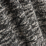 Schwarz-weißes Lurex-Gewebe mit Strickmuster - Ribes y Casals