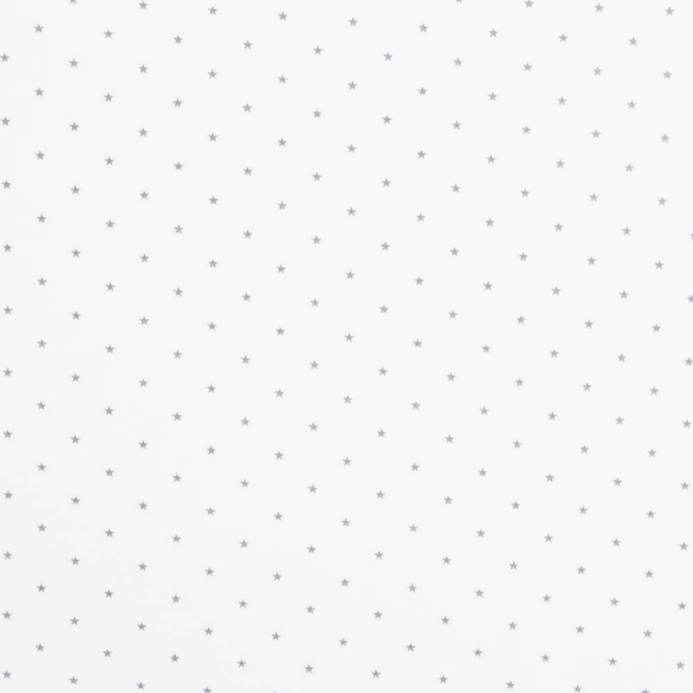 Oeko-Tex® Weißer Hintergrund Sterne Scherstrick - Ribes y Casals