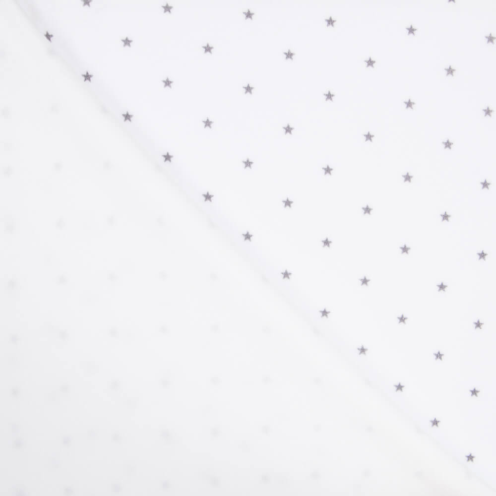 Oeko-Tex® Weißer Hintergrund Sterne Scherstrick - Ribes y Casals