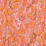 Viskose Paisley-Strick Ocker - Ribes y Casals