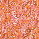 Viskose Paisley-Strick Ocker - Ribes y Casals