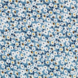 Blaue Viskose Florecitas-Strickwaren - Ribes y Casals