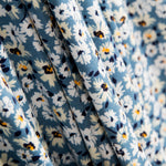 Blaue Viskose Florecitas-Strickwaren - Ribes y Casals