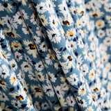 Blaue Viskose Florecitas-Strickwaren - Ribes y Casals
