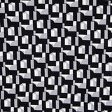 Viskosestrickgewebe Geo Schwarz Grau - Ribes y Casals