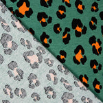 Mintgrüner Leopard Leopard Viskose-Strickwaren - Ribes y Casals