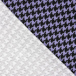Lila Hahnentritt-Viskose-Strickjersey - Ribes y Casals