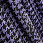 Lila Hahnentritt-Viskose-Strickjersey - Ribes y Casals
