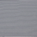 Viskosestrick mit marineblauen Streifen 5mm 160 x 150 cm - Ribes y Casals