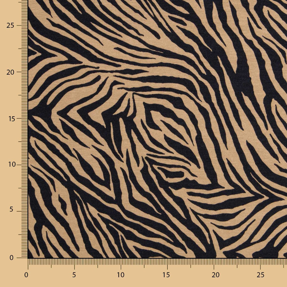 Tiger Viskosestrick Beige - Ribes y Casals
