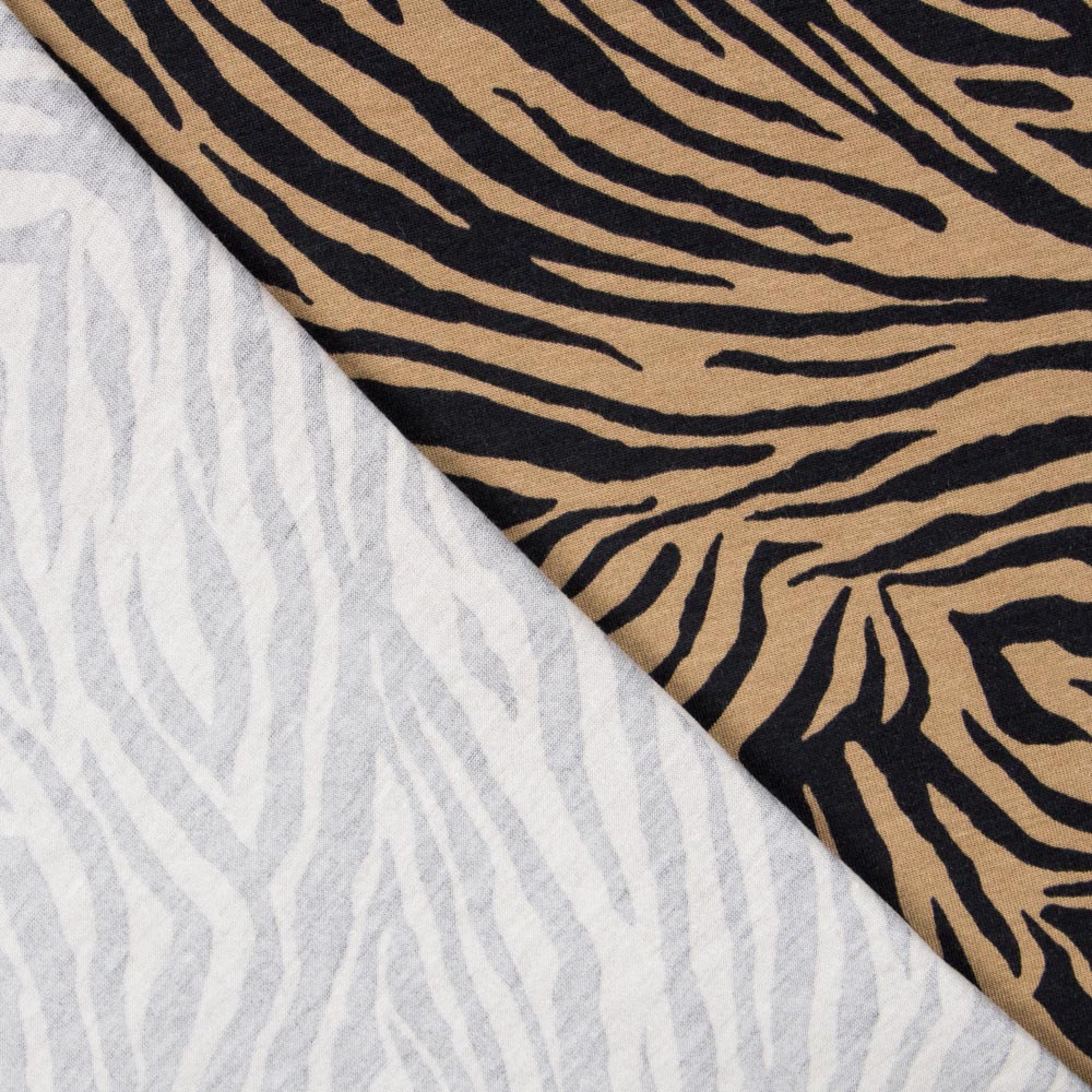 Tiger Viskosestrick Beige - Ribes y Casals